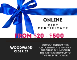 Woodward Cider Co E-Gift Card